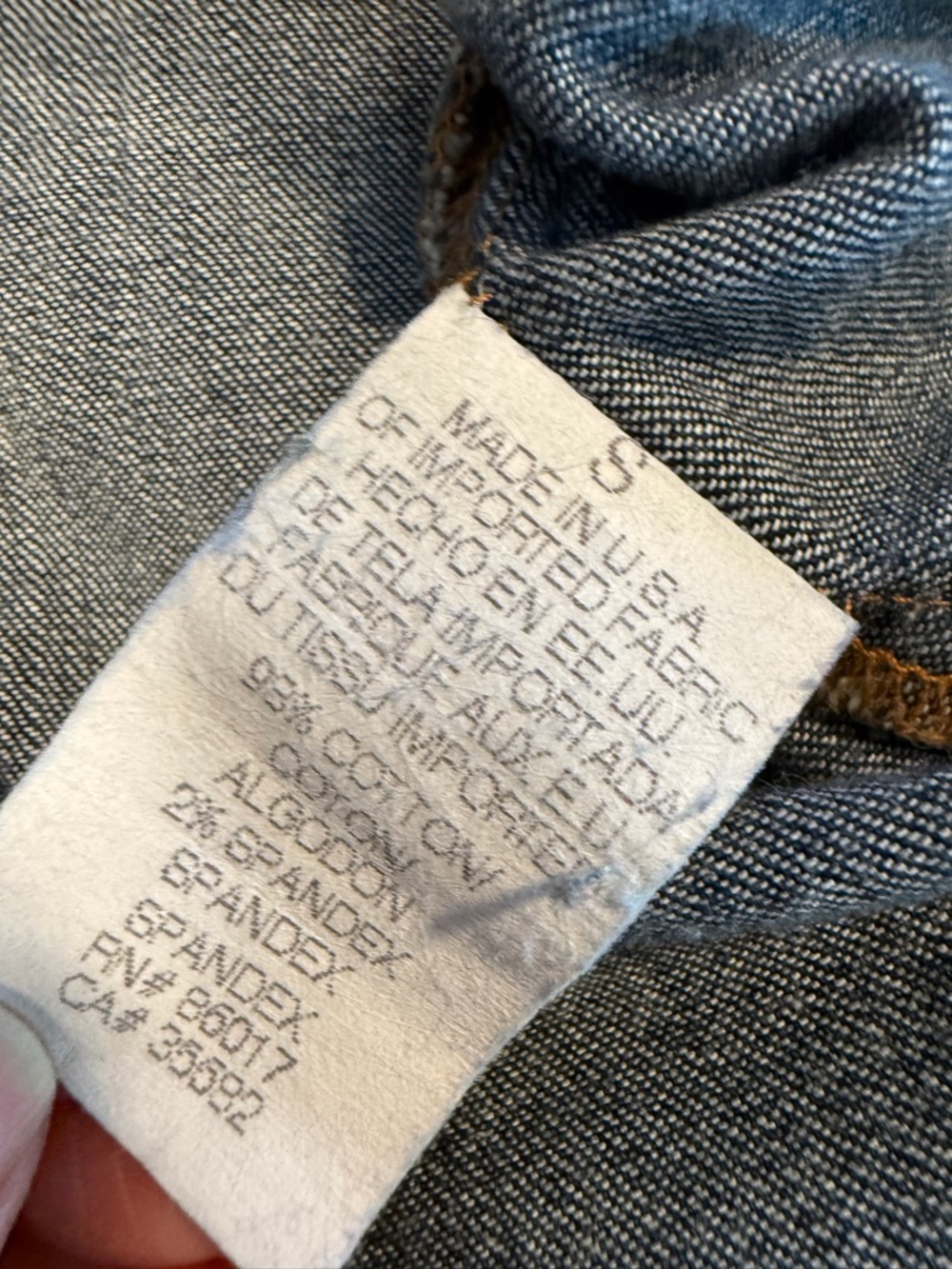 Bebe Vintage Y2K Fitted Frayed Denim Snap Front Shirt USA - Picture 6 of 9